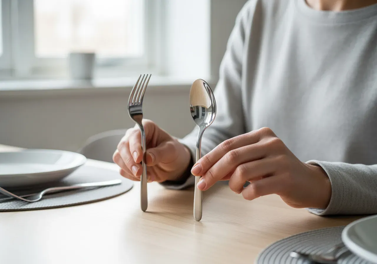 Barnbestick för nybörjare rostfritt och böjbart