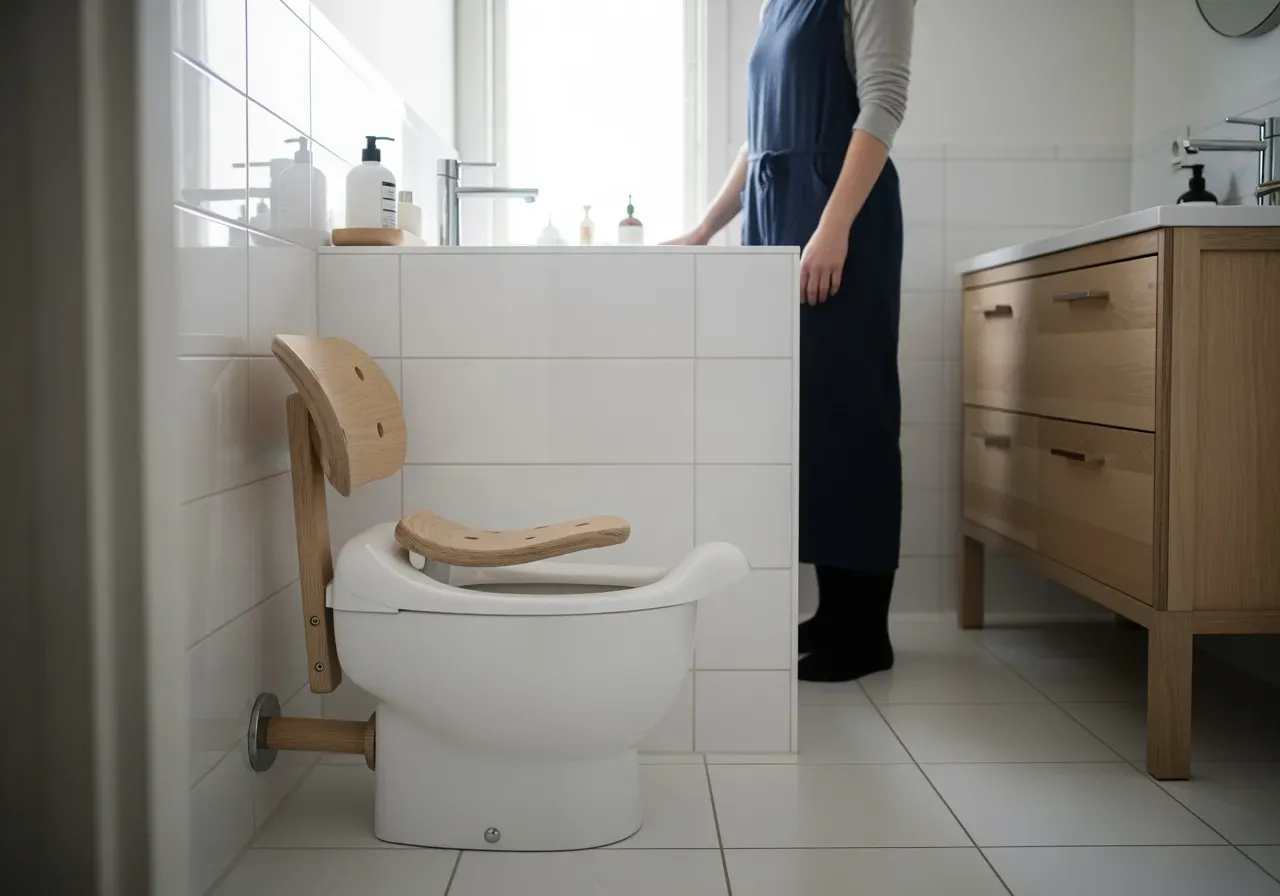 Ergonomisk potta med ryggstöd