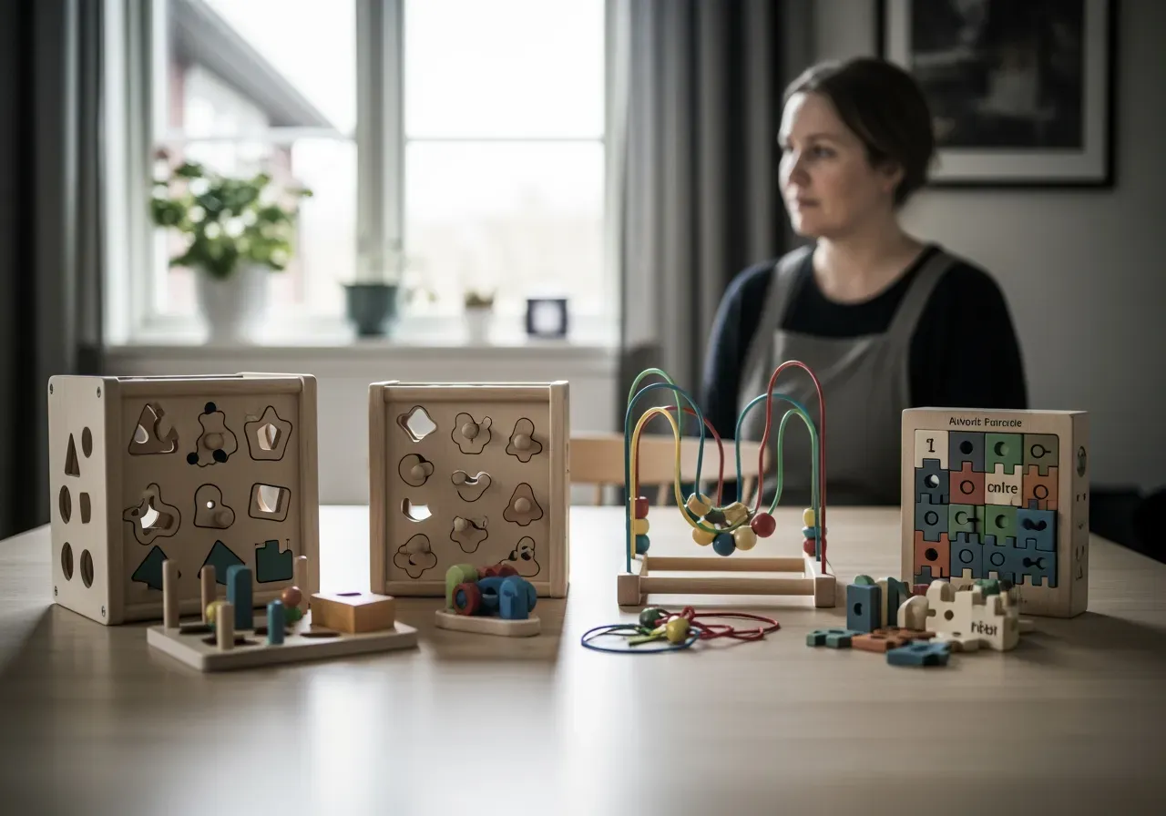 Finmotorikleksaker hemma