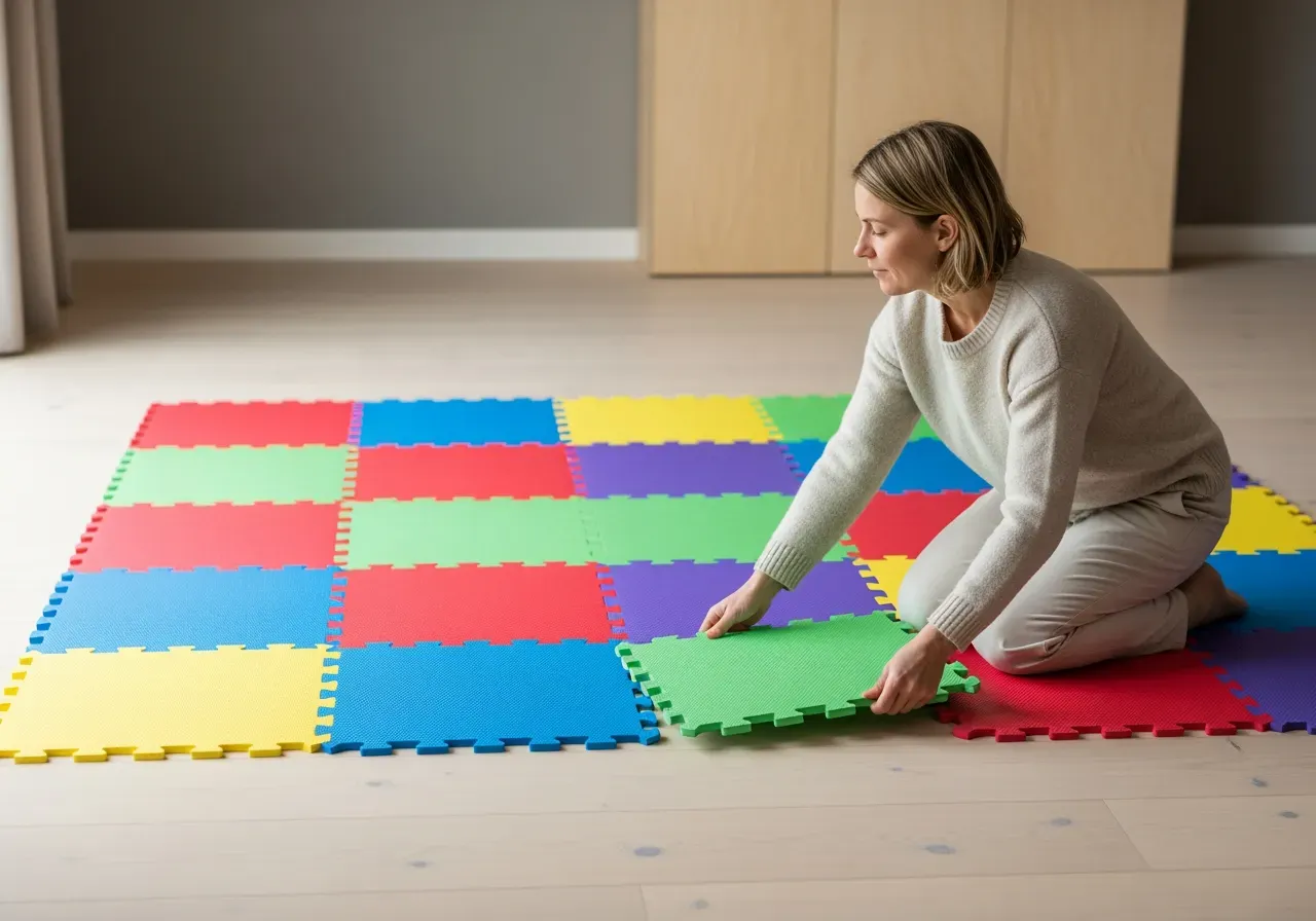 Lekmattor för bebis nybörjare