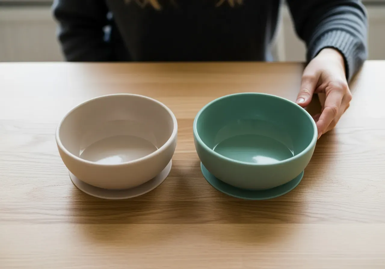 Matset för bebis med skålar