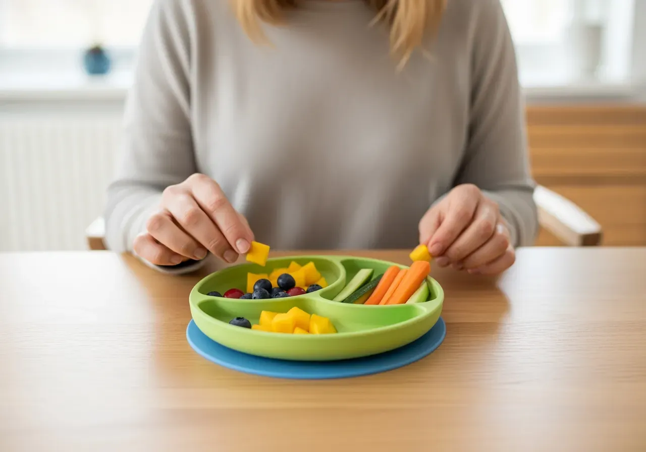 Babytallrik i melamin eller silikon