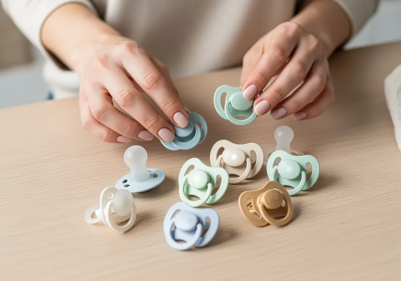 Välja napp MAM Perfect Night och NUK Star