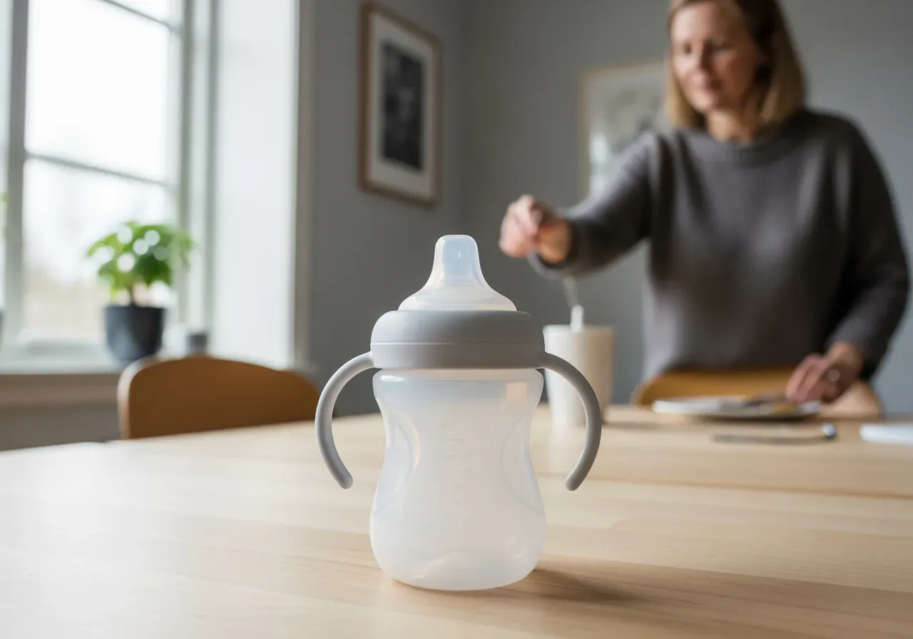 Pipmugg för nybörjare utan spill