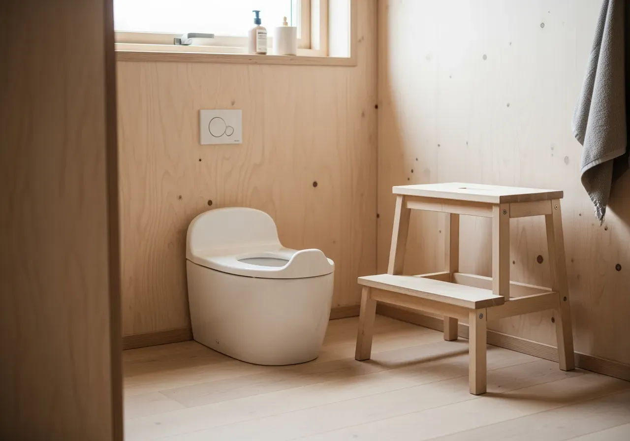 Potta toalettsits och pall för barn
