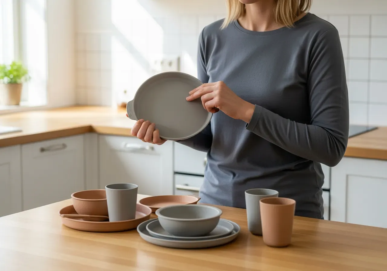 Silikon eller melamin till barnservis