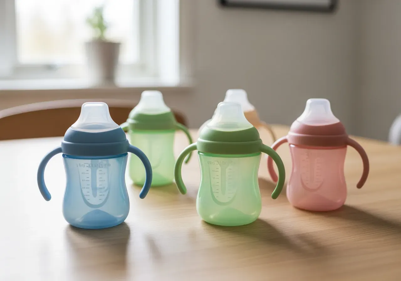 Spillsäkra NUK pipmuggar för barn