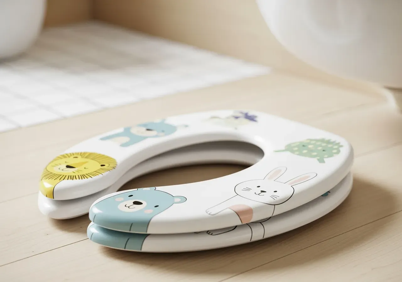 Toalettsits för nybörjare med figurer