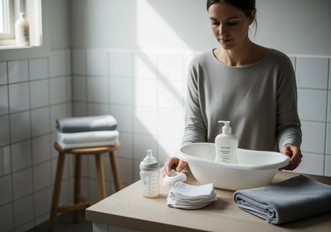 Babyprylar för matning och bad