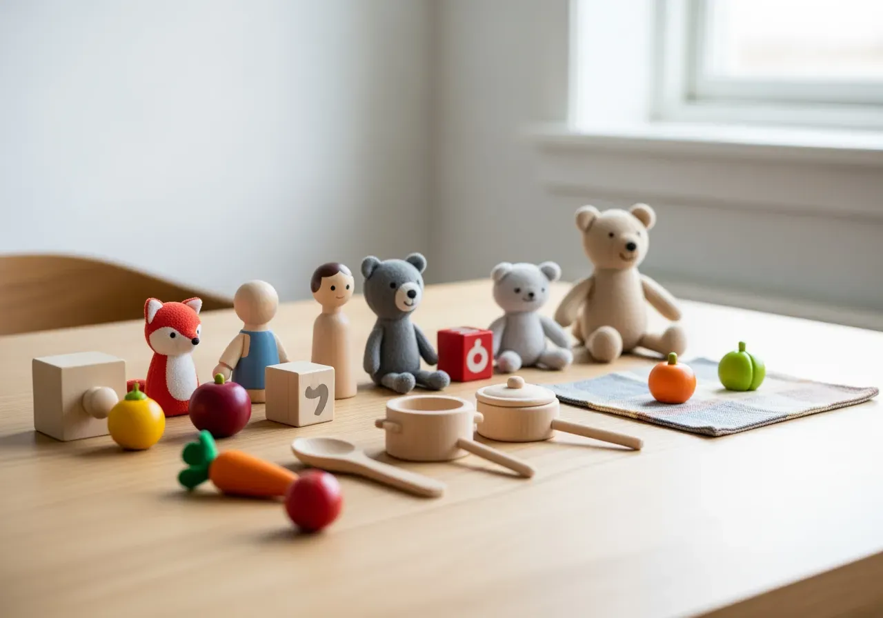 Karaktärsleksaker och rolllek för barn