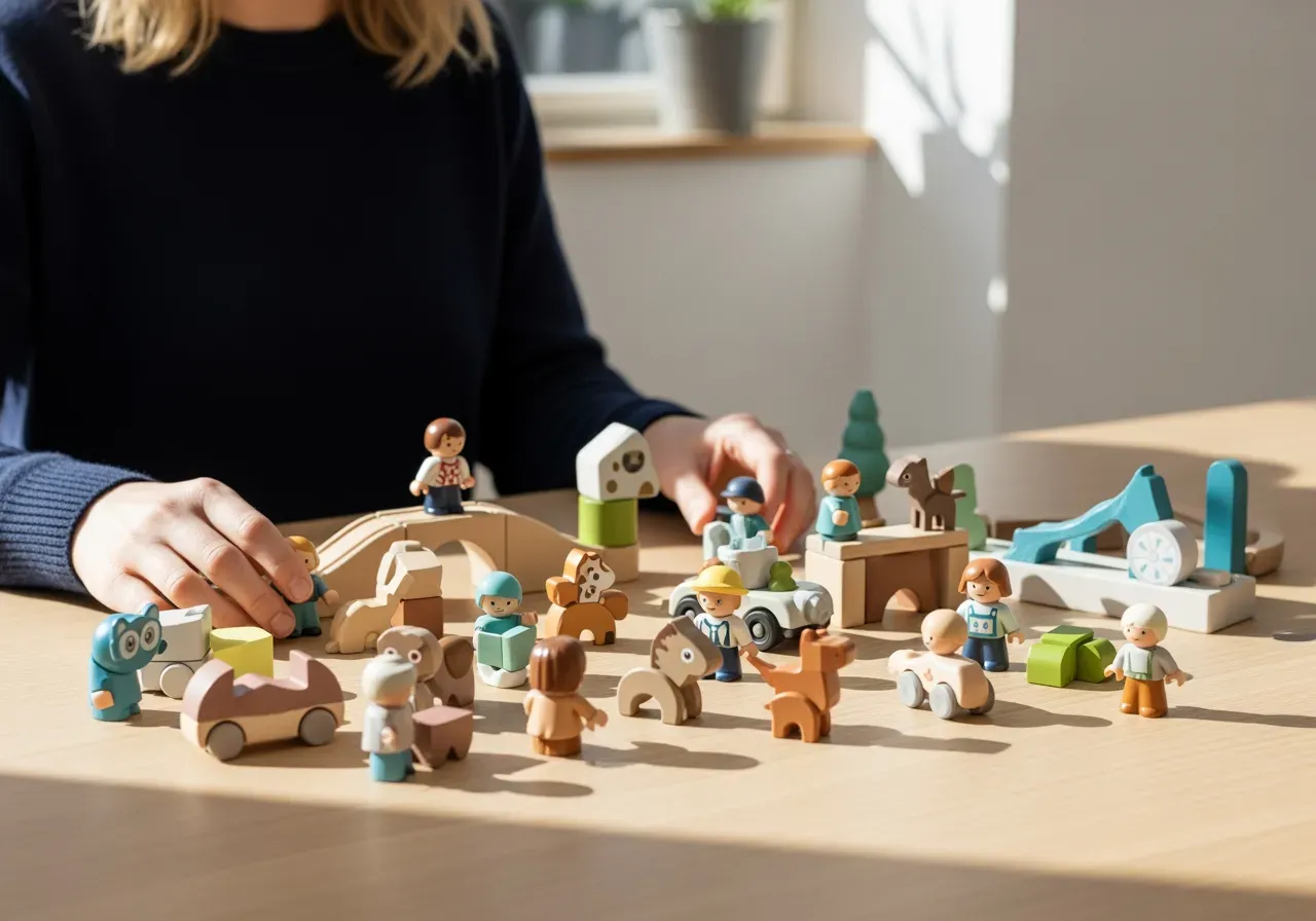 Kompatibla figurset för blandad lek