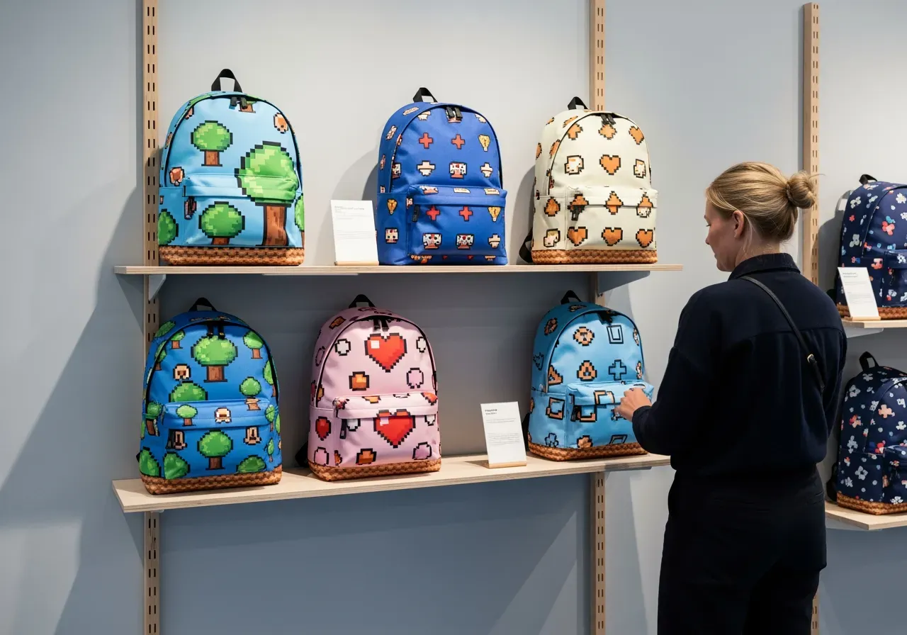 Minecraft väskor för barn