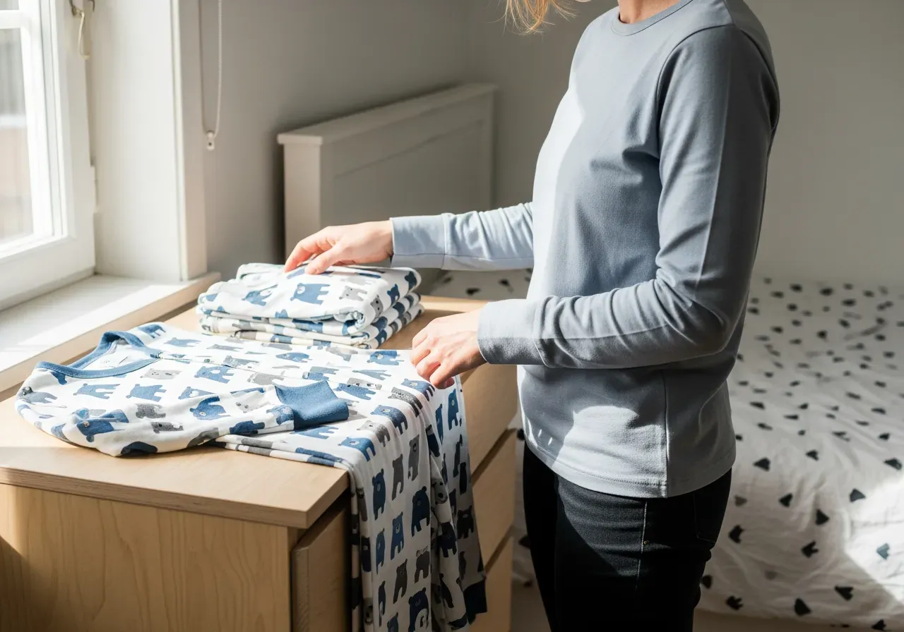 Harry Bear pyjamas motiv och passform