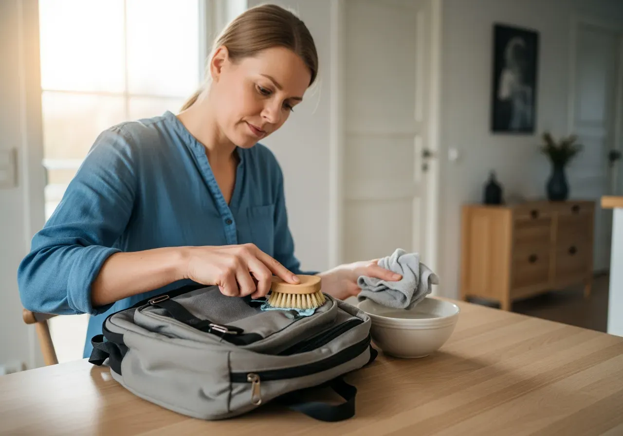 Skötsel av barnryggsäckar hemma