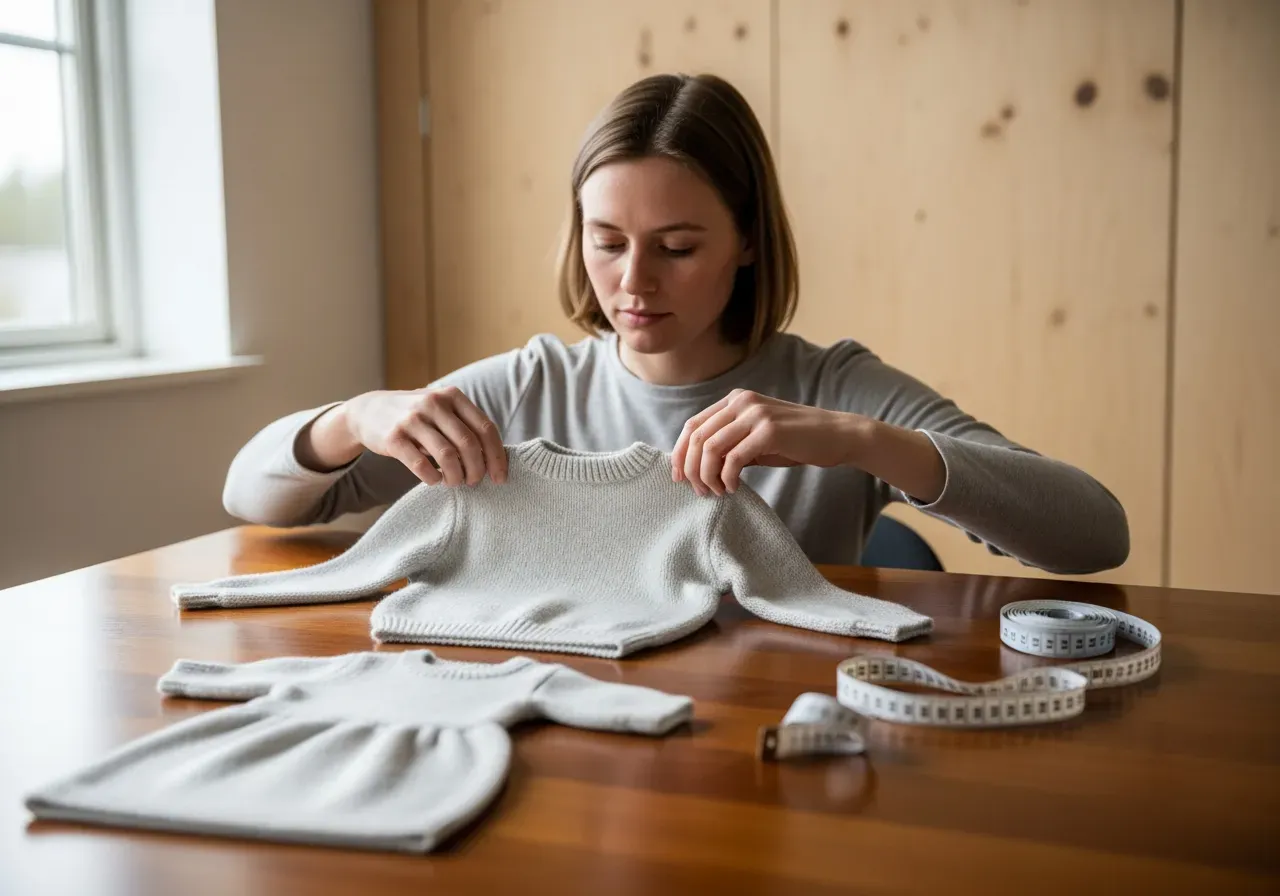 Storlekar för barntröjor och klänningar