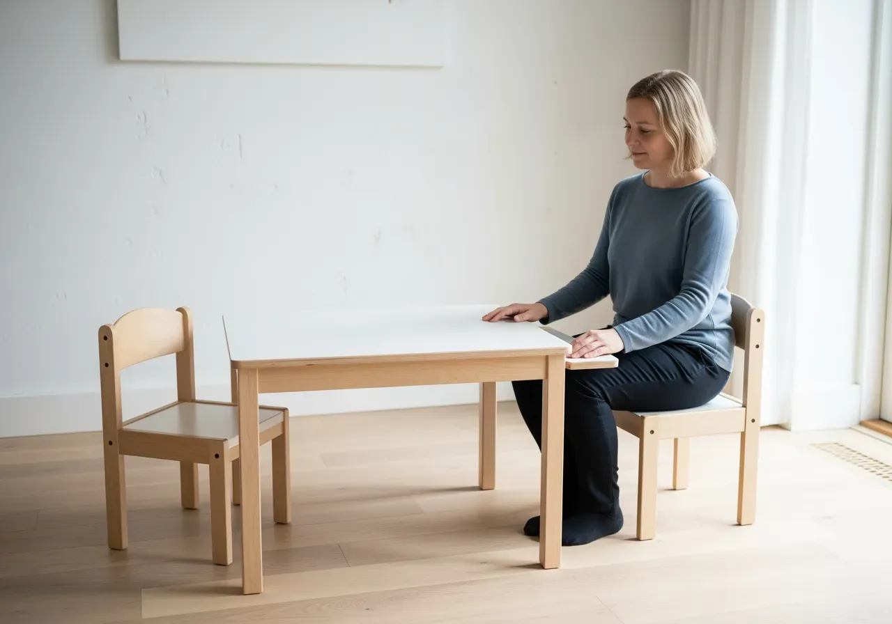 Barnbord och stolar för nybörjare