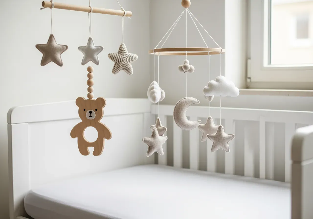 Trygga barnvagnshängen och sängmobiler