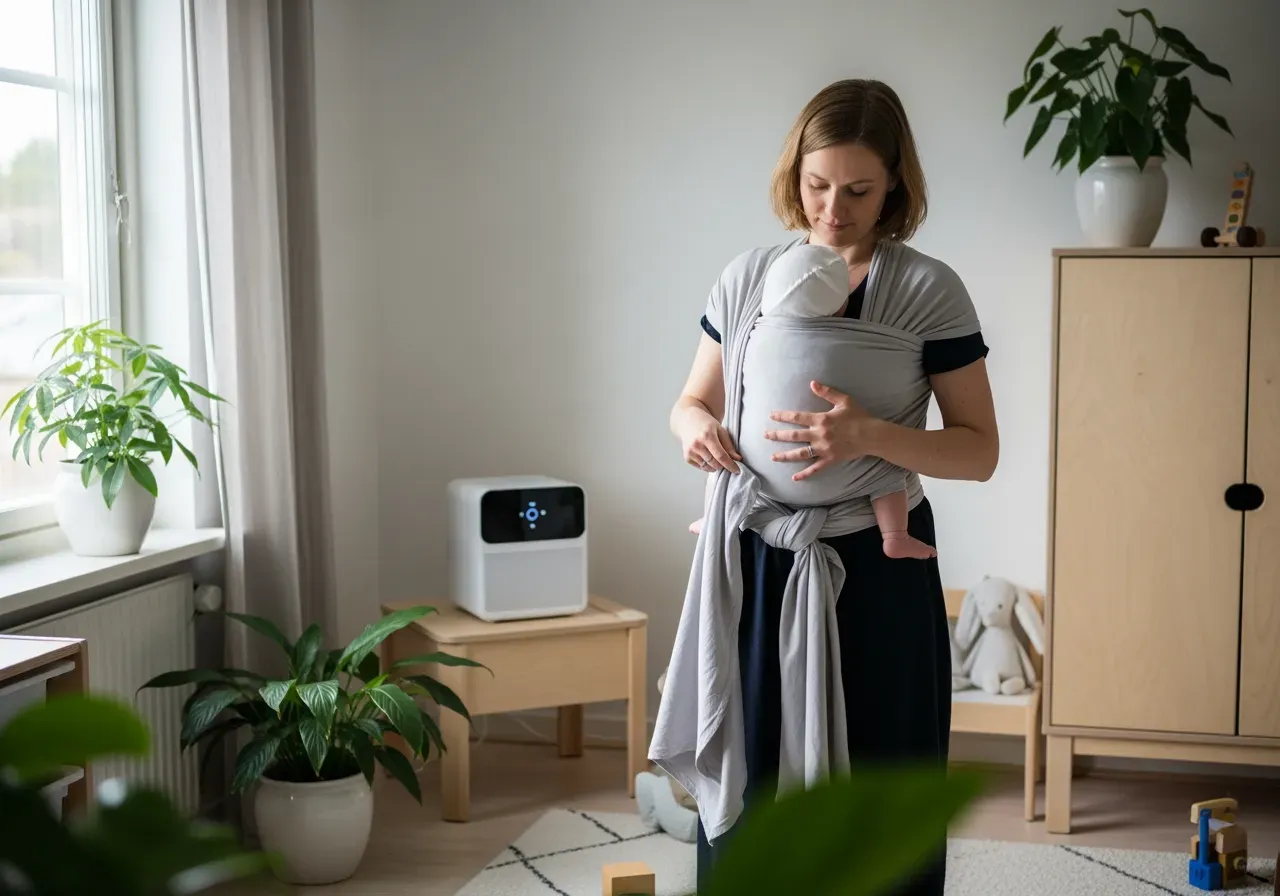 Bärsjal och bättre luft i barnrummet