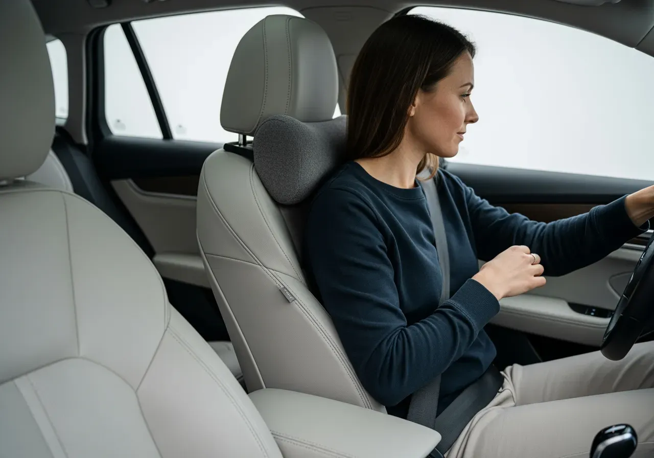 Bälteskudde för barn i en bil