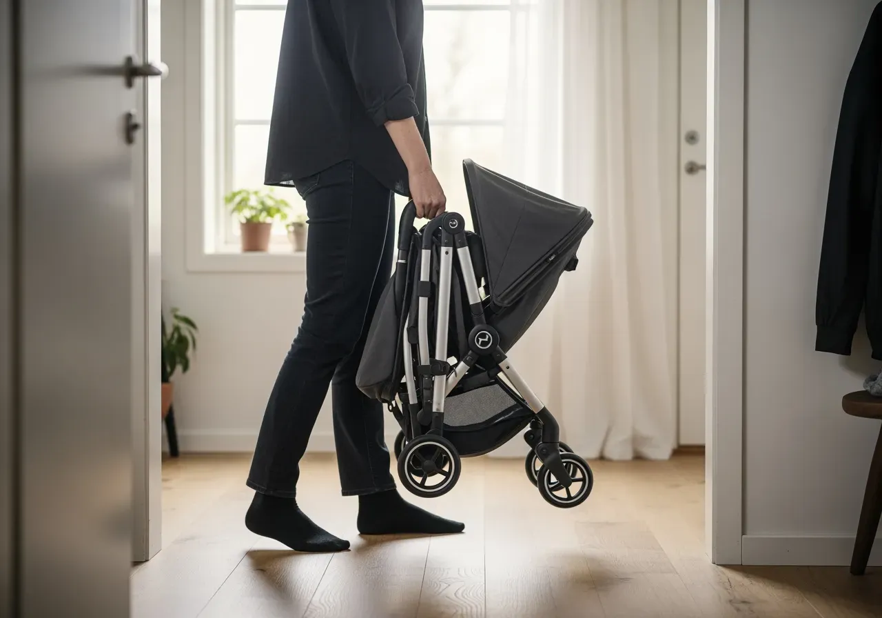 Cybex Beezy sulky mått och fällning