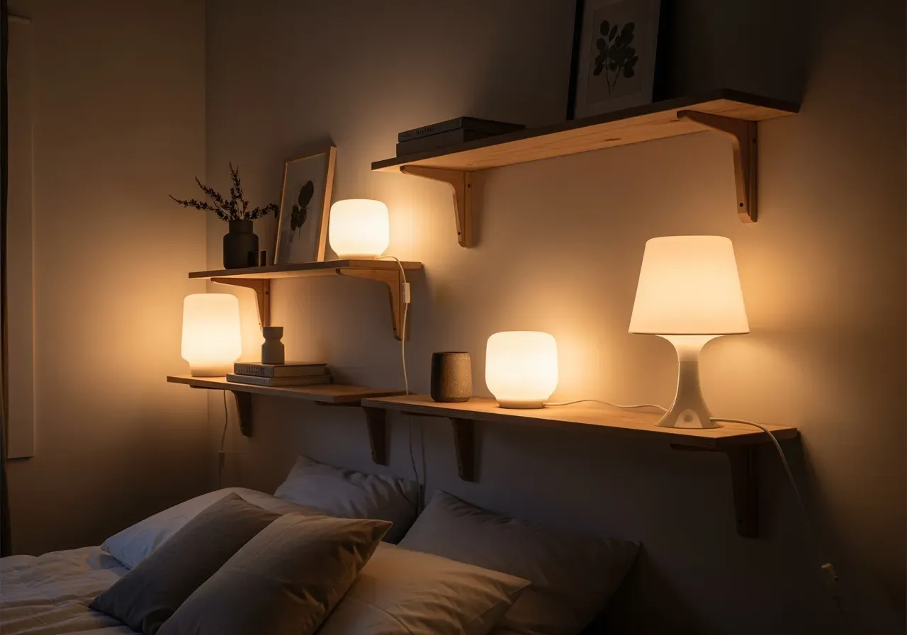 Trygga lampor i barnrum