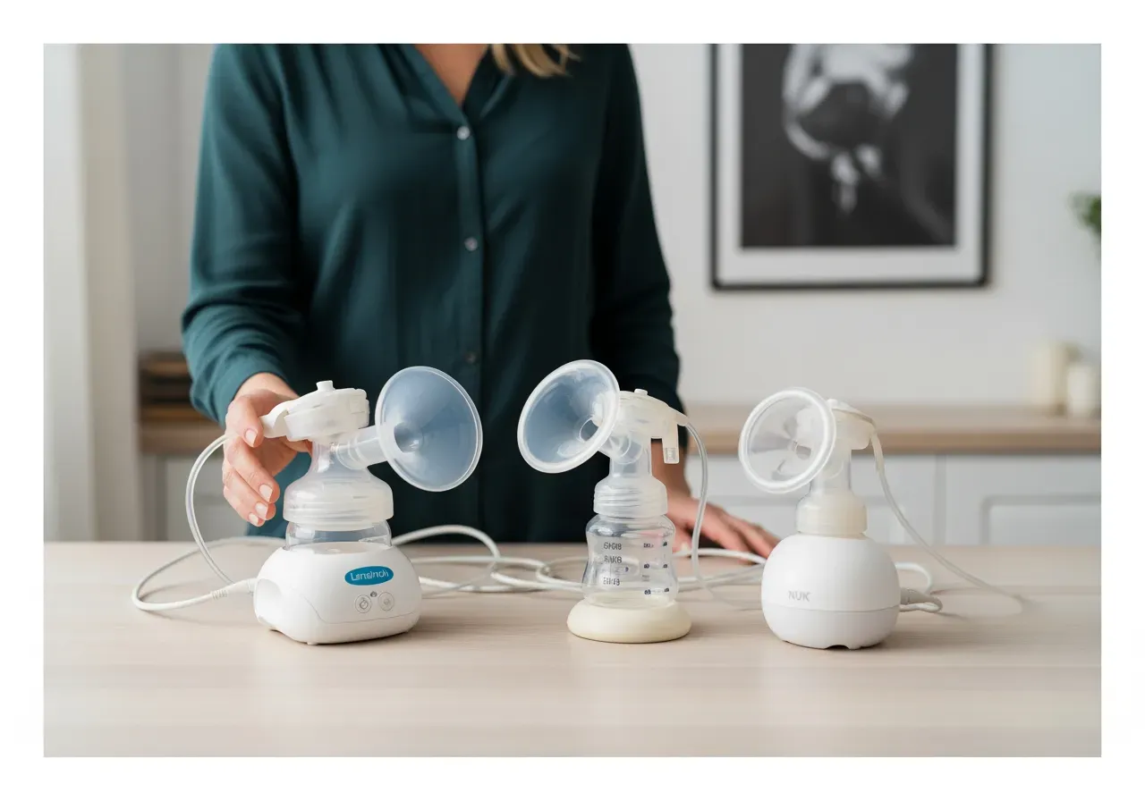 Lansinoh och NUK bröstpumpar guide