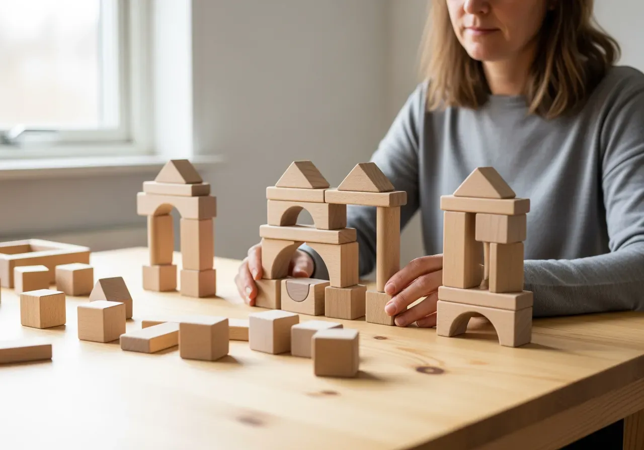 Lek och förvaring i barnrum