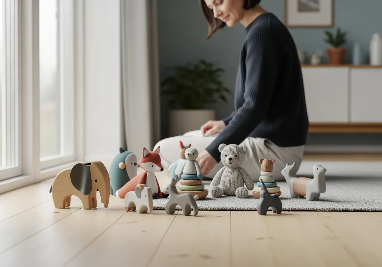 Lekfulla leksaker med djurtema