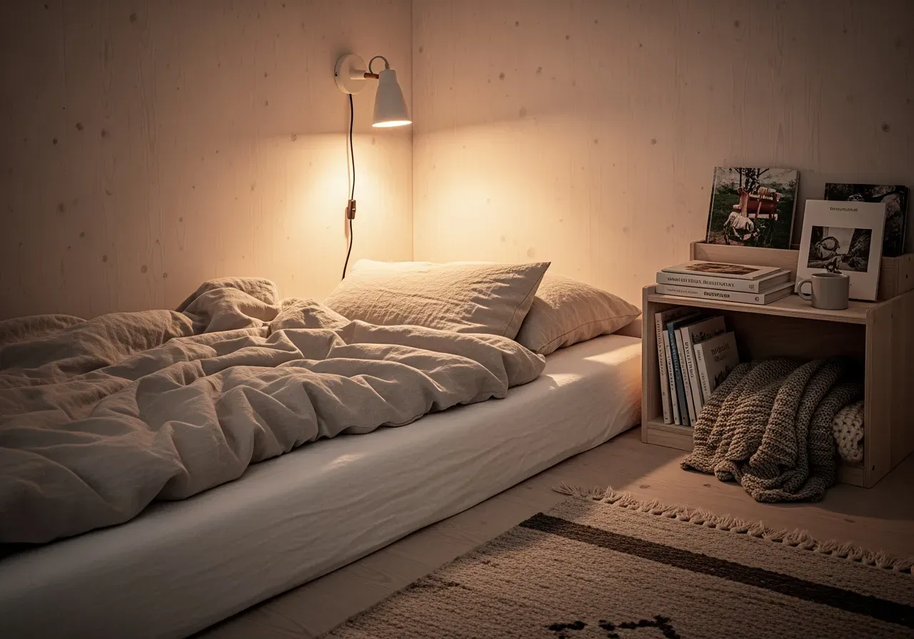 Mysig sovhörna i barnrum