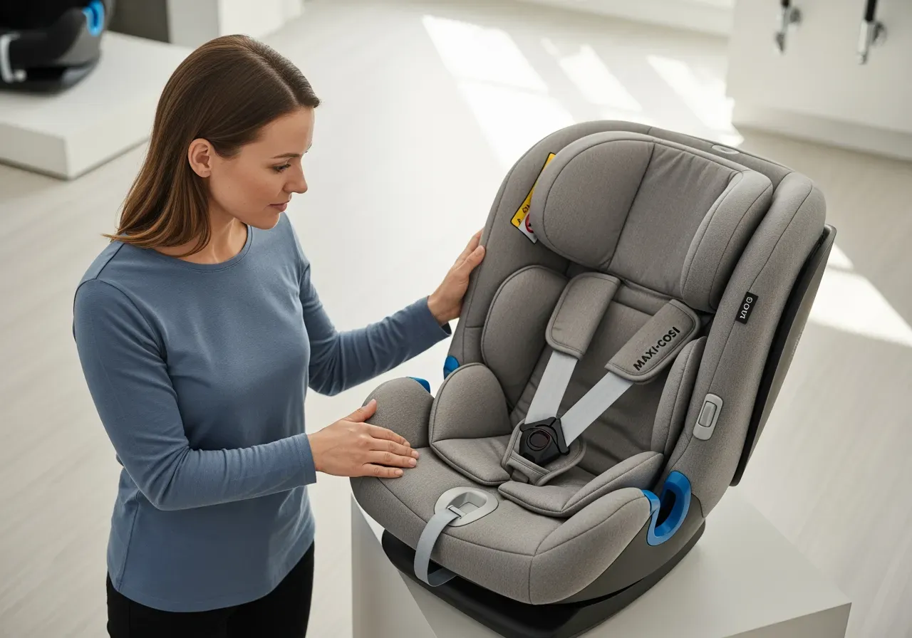 Välja Maxi-Cosi bilbarnstol steg för steg