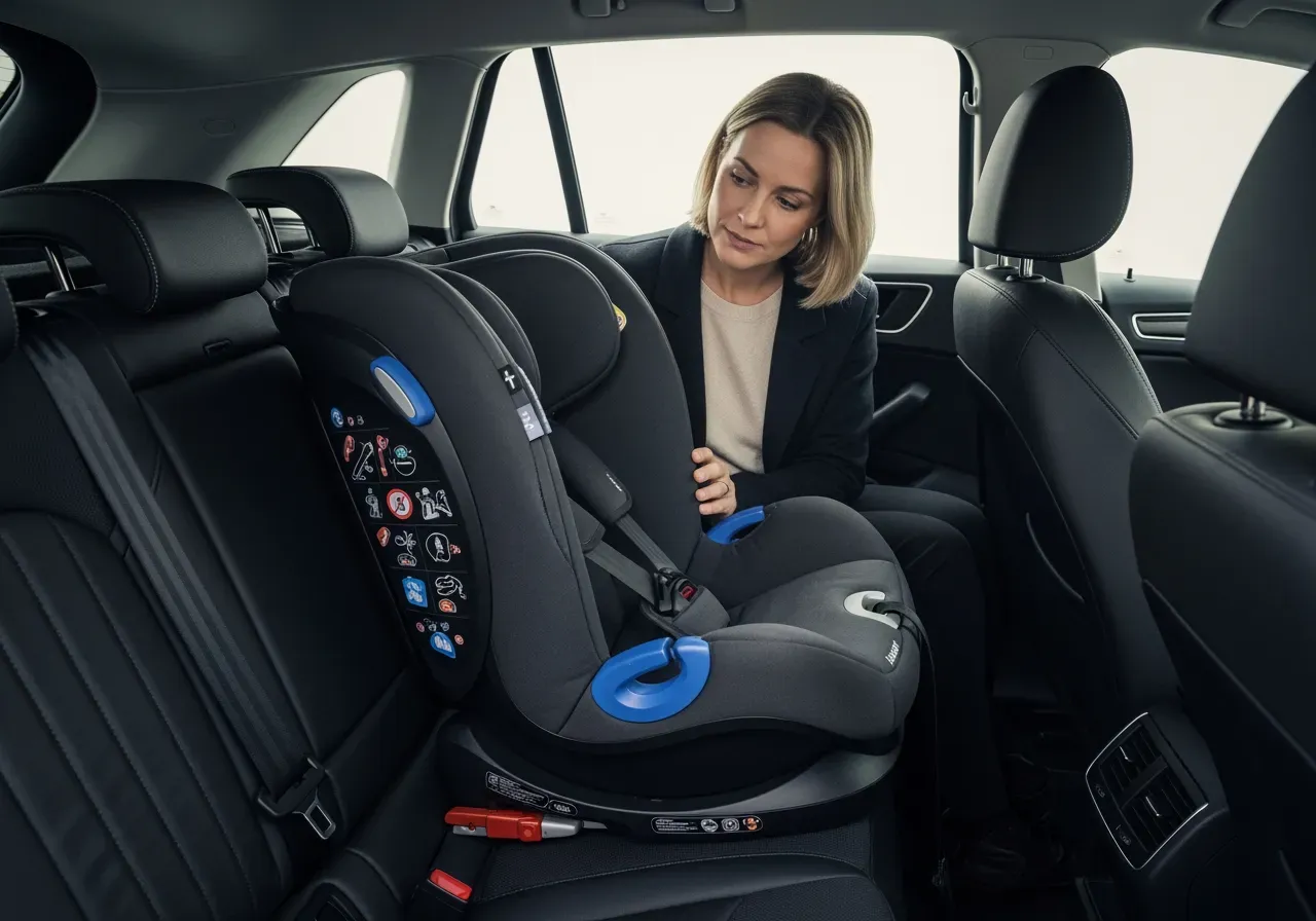 Välja bilbarnstol i-Size och isofix