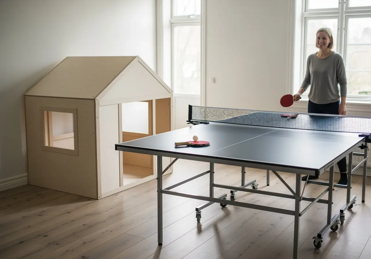 Aktiva lekset hemma lekstuga och pingis