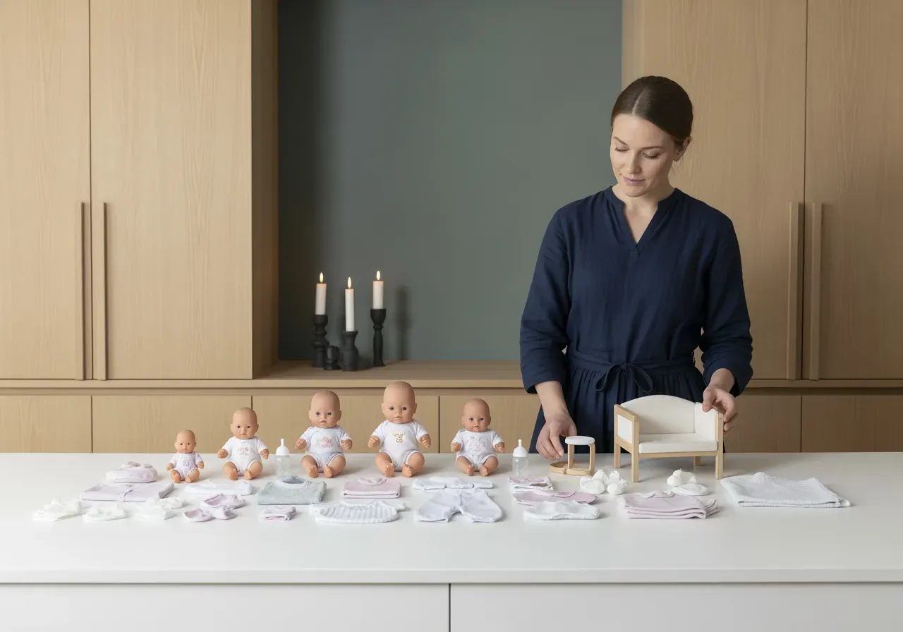 Babydockor storlek och tillbehör guide