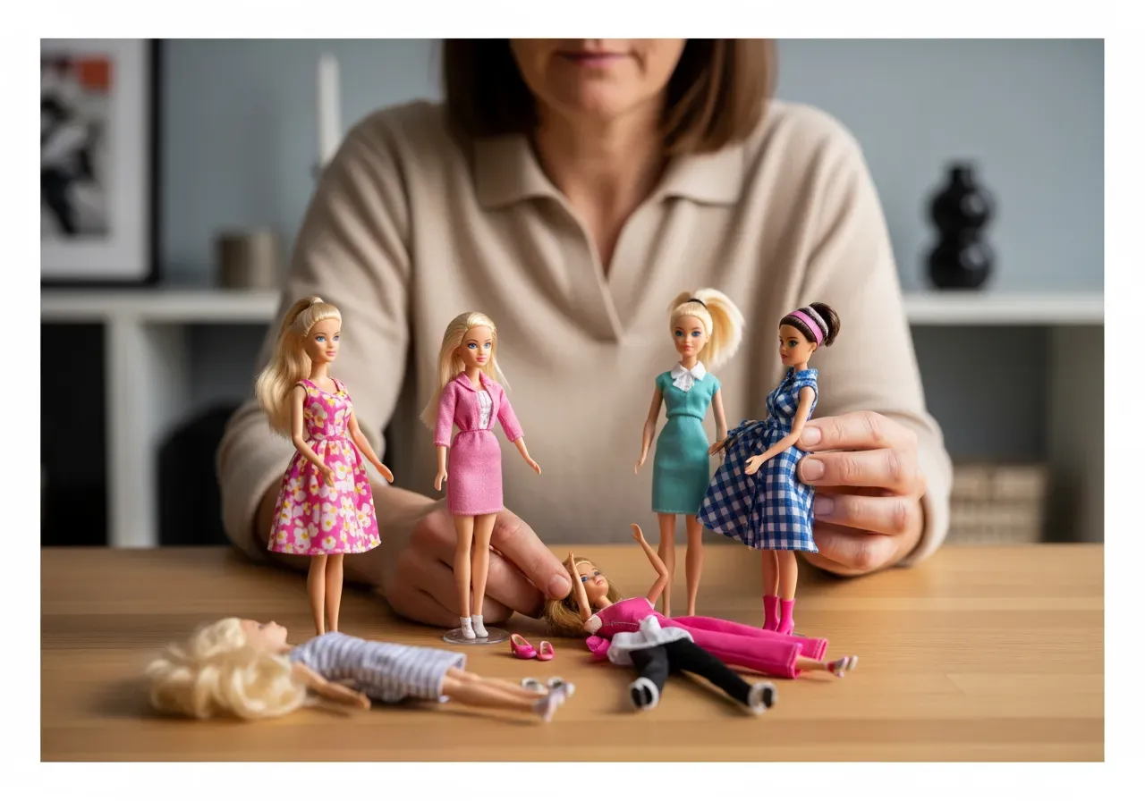 Barbiedockor för lek och rollspel