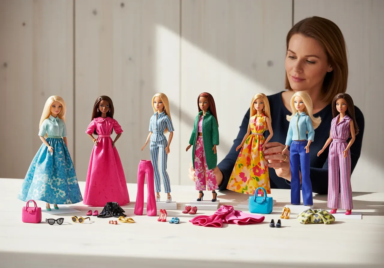 Barbie-filmen modedockor och kläder