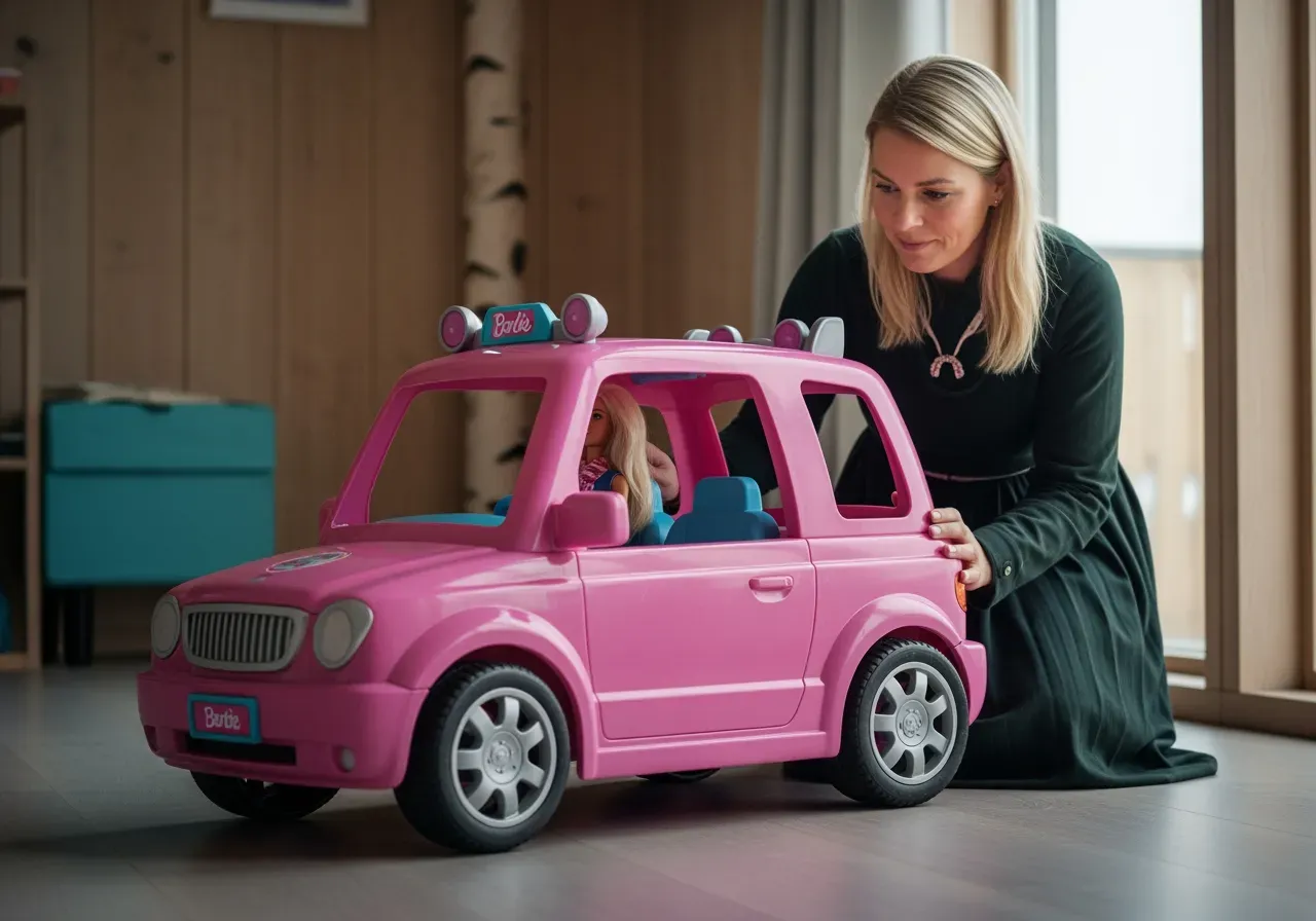 Barbie fordon för lekfulla äventyr