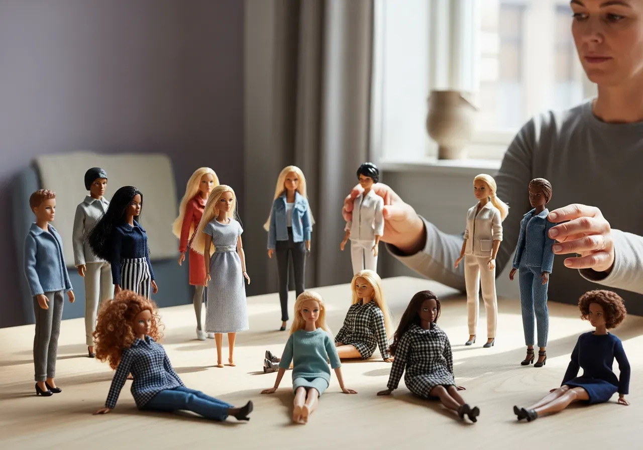 Barbie modedockor med mångfald