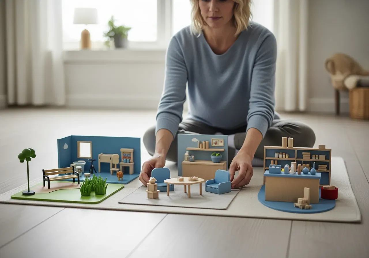 Barbie lekset för nya miljöer