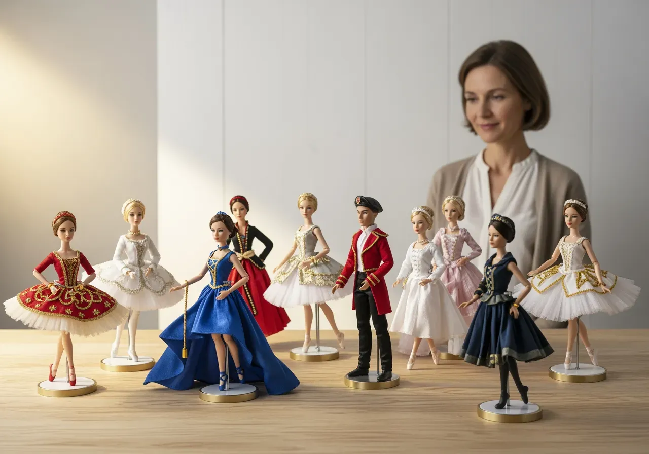 Barbie samlardockor balett och film