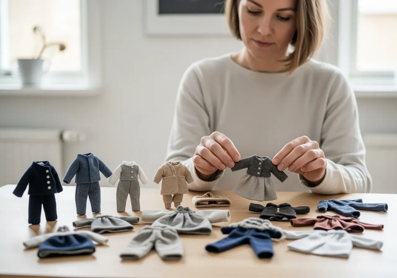 Dockkläder 33–45 cm passform och stil