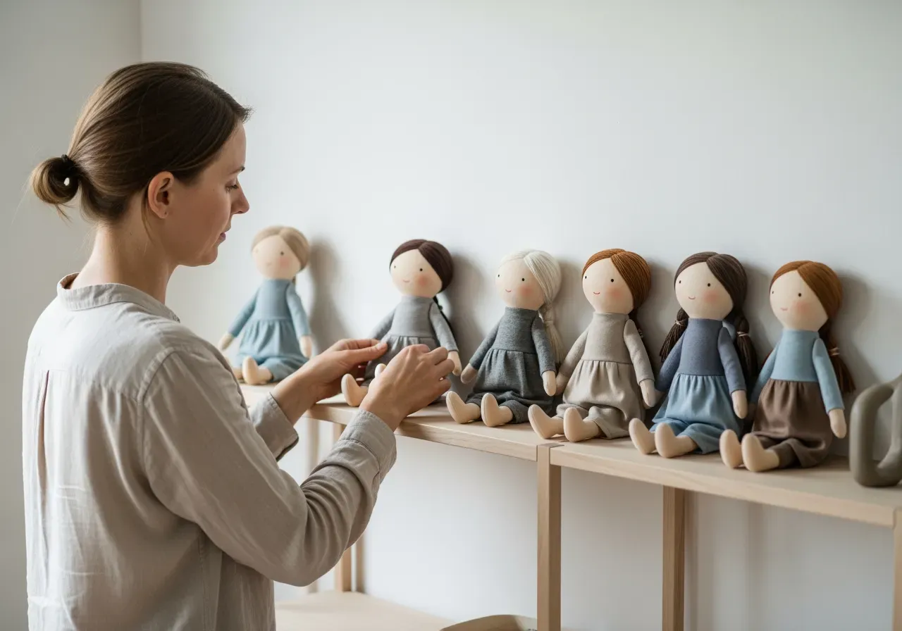 Dockor i mellanstorlek cirka 30 cm