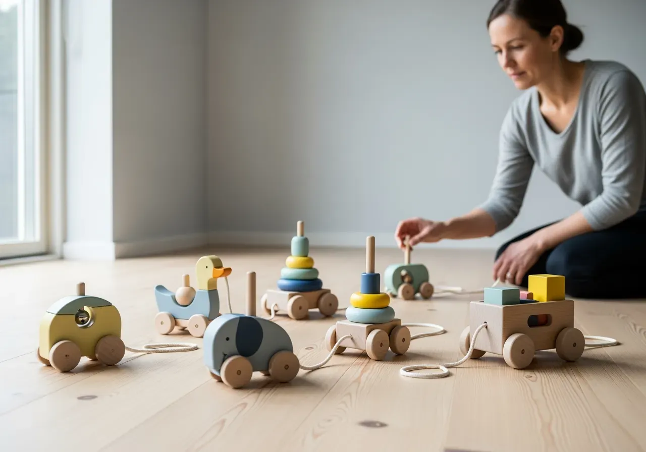 Dragleksaker för nybörjare med ljud