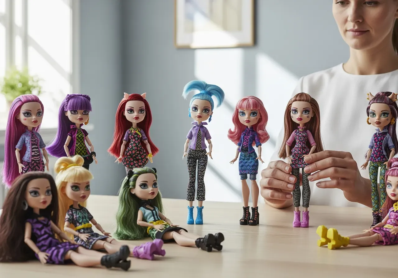 Fladdermusdockor och Monster High för barn