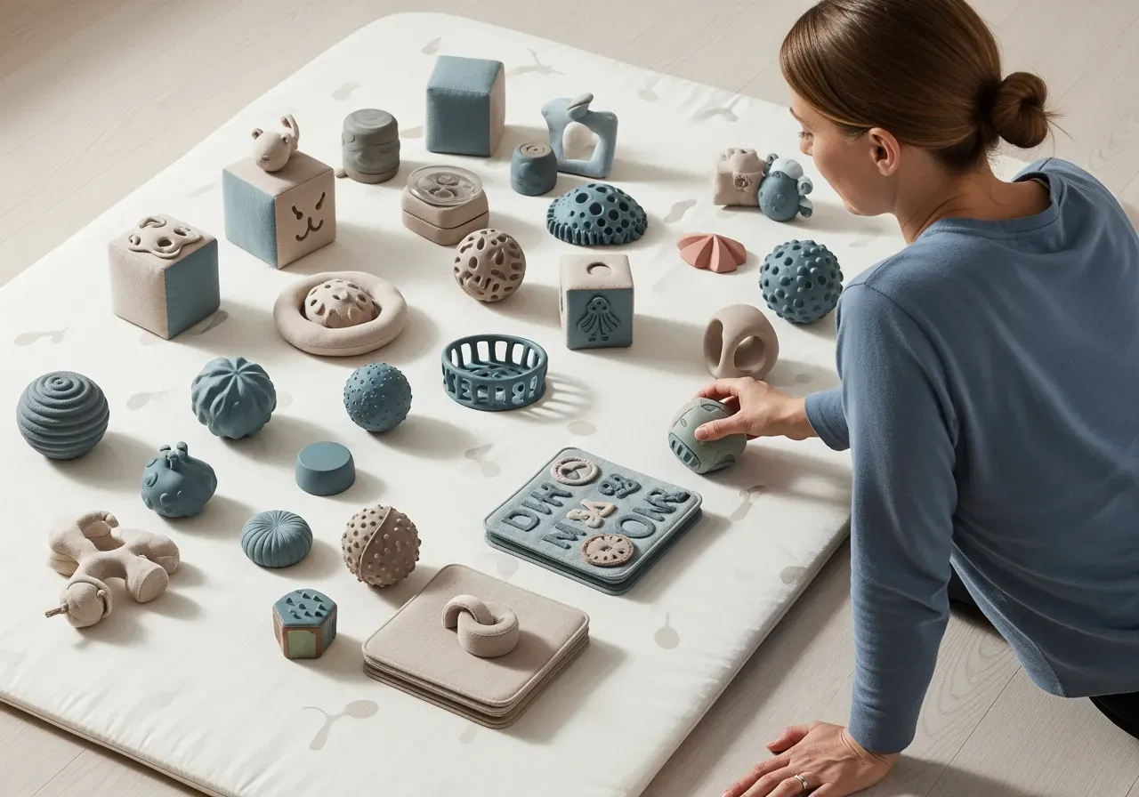 Första aktivitetsleksaker för bebis