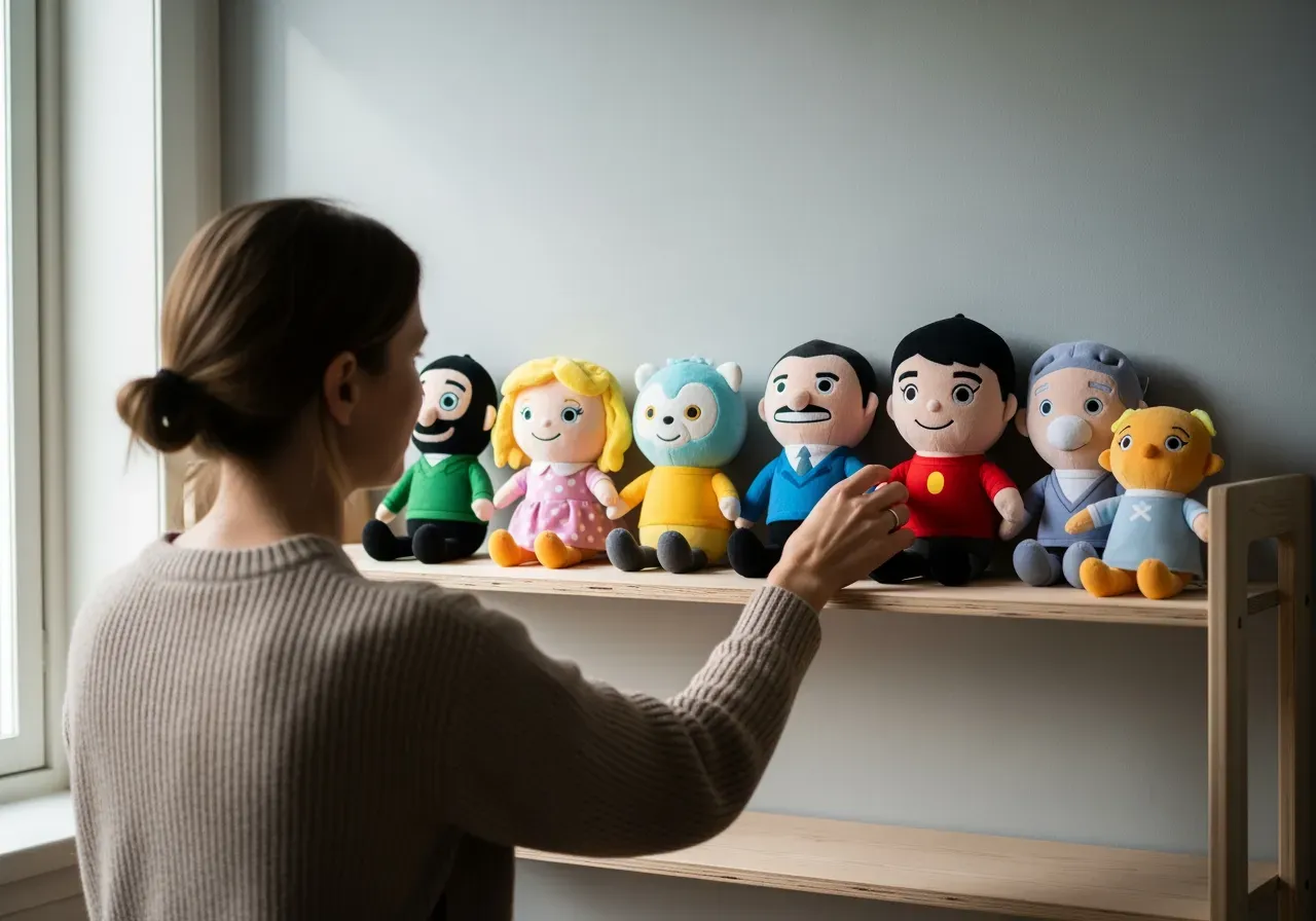 Gosedjur med populära figurer