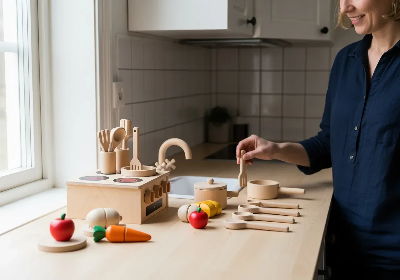 Köksleksaker för matlek hemma