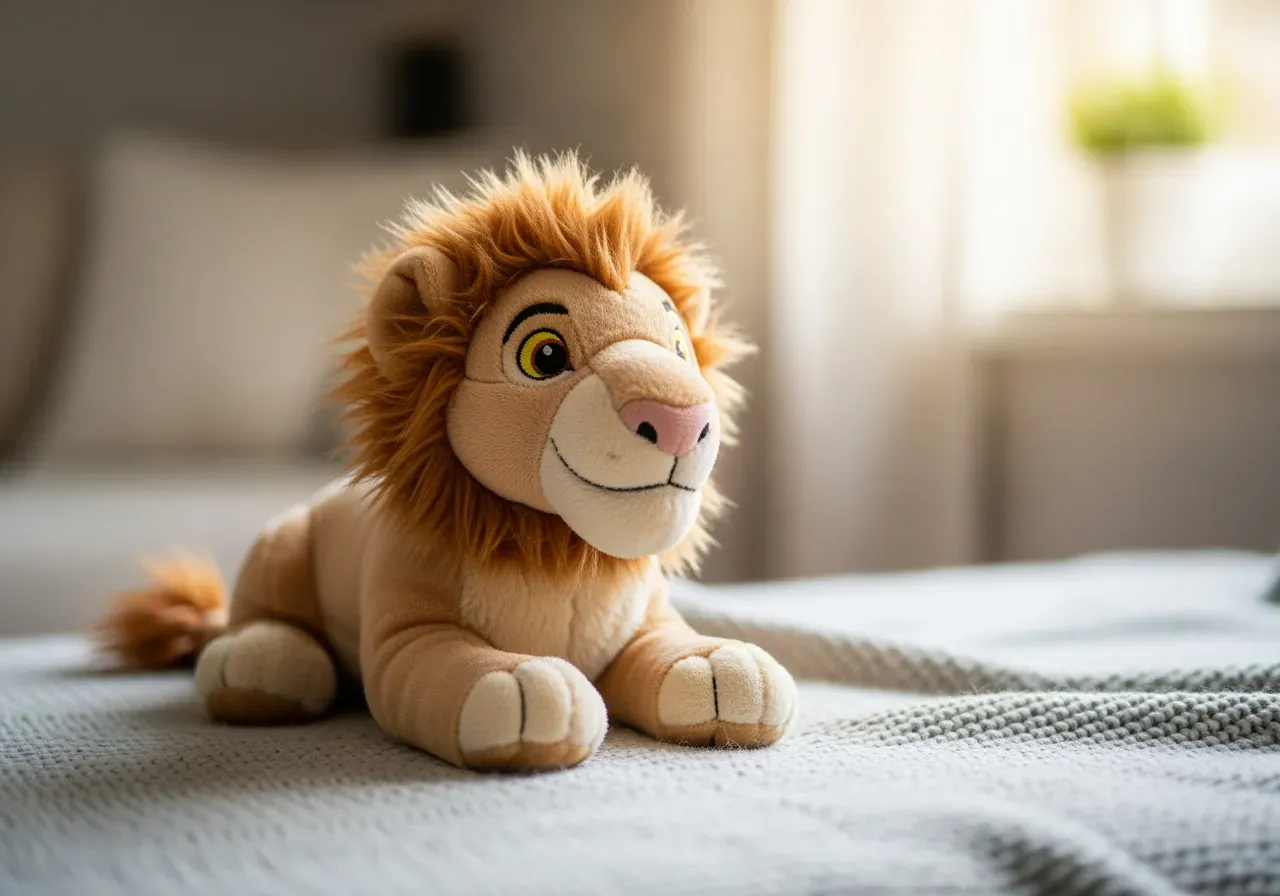 Mysiga Lejonkungen gosedjur för barn