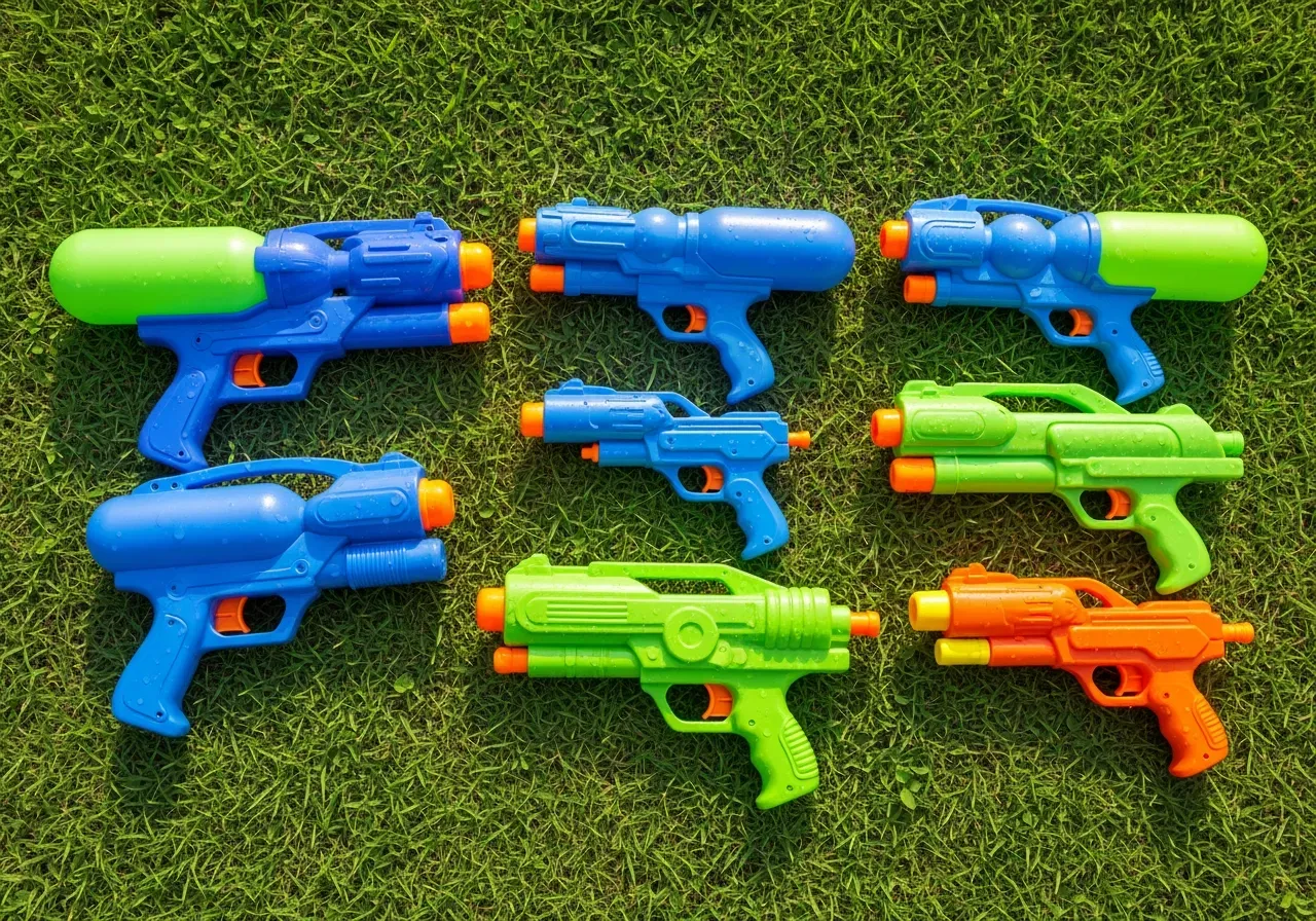 Leksakspistoler för barn utelek