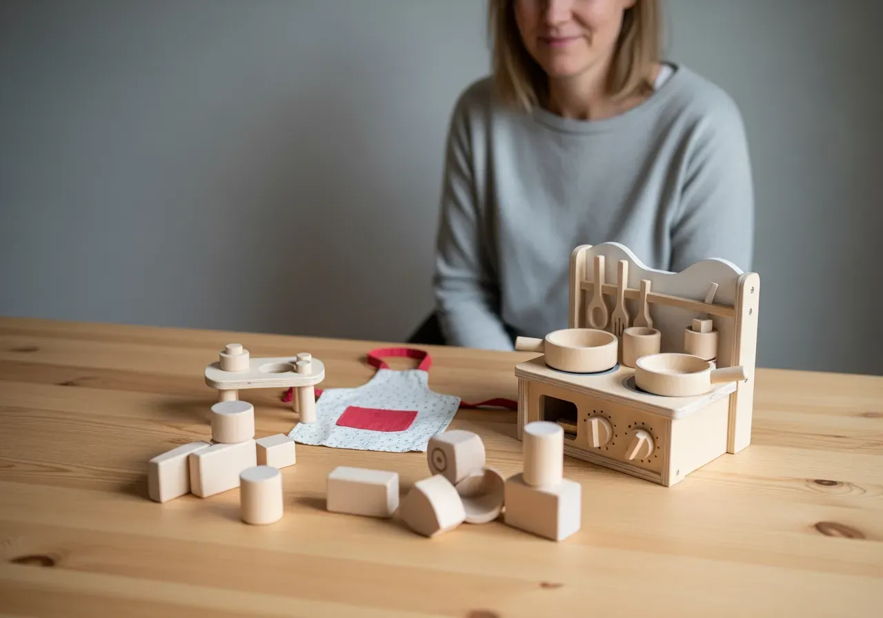 Lekset för rolllek för barn