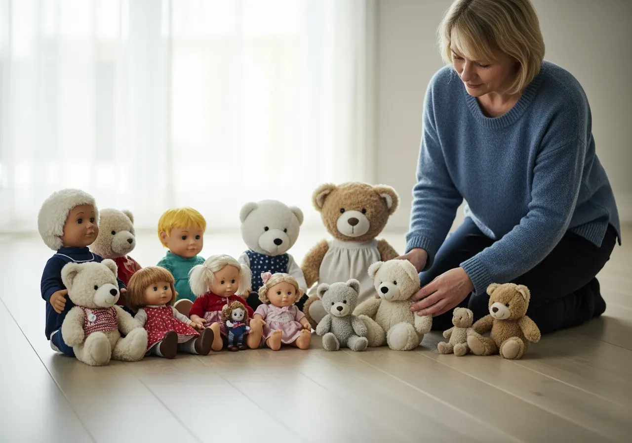 Pippi-leksaker taldockor och gosedjur